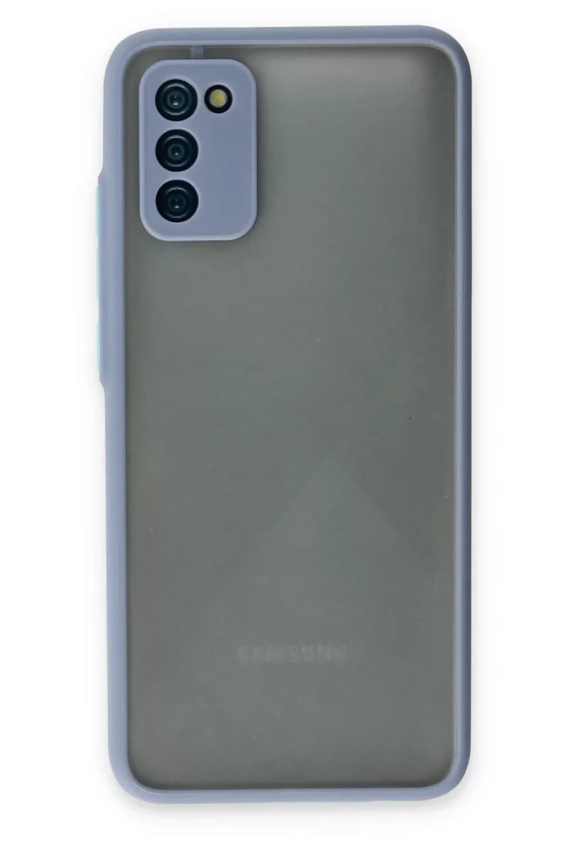 Samsung Galaxy A02S Kılıf Montreal Silikon Kapak - Gri