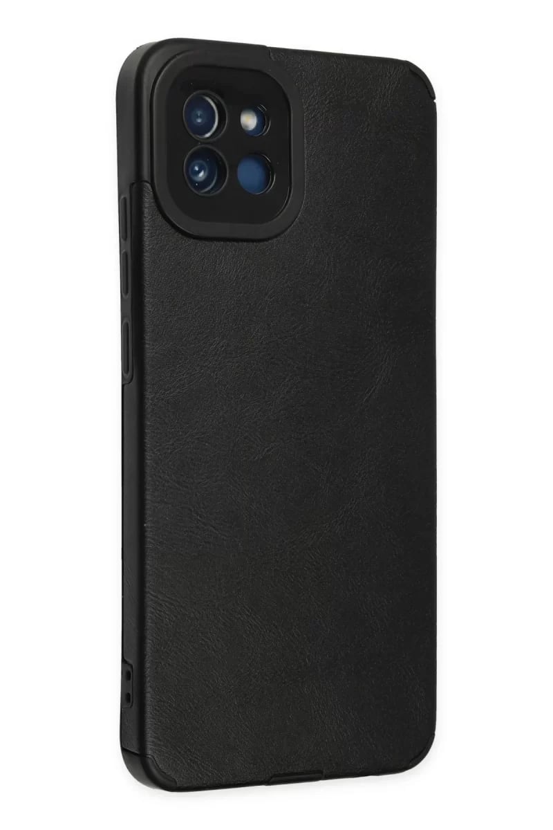 Samsung Galaxy A03 Kılıf Loop Deri Silikon - Siyah