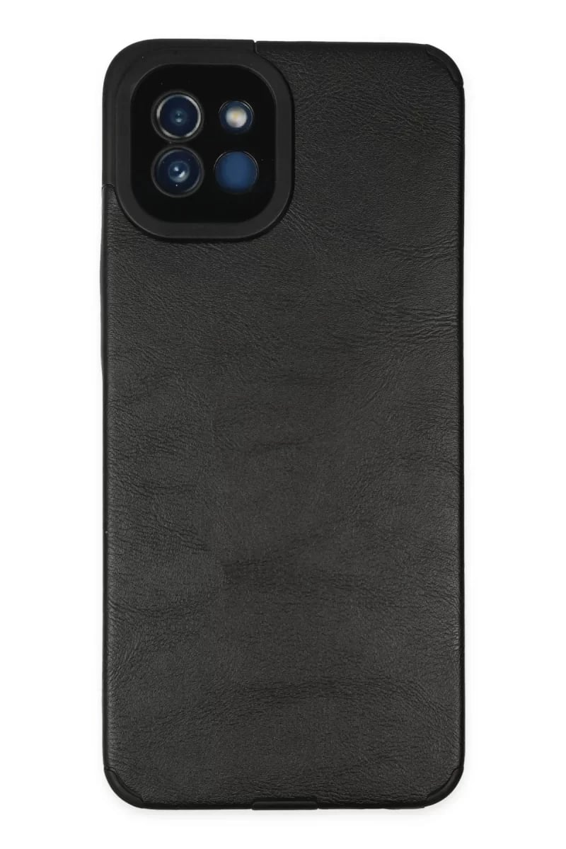 Samsung Galaxy A03 Kılıf Loop Deri Silikon - Siyah