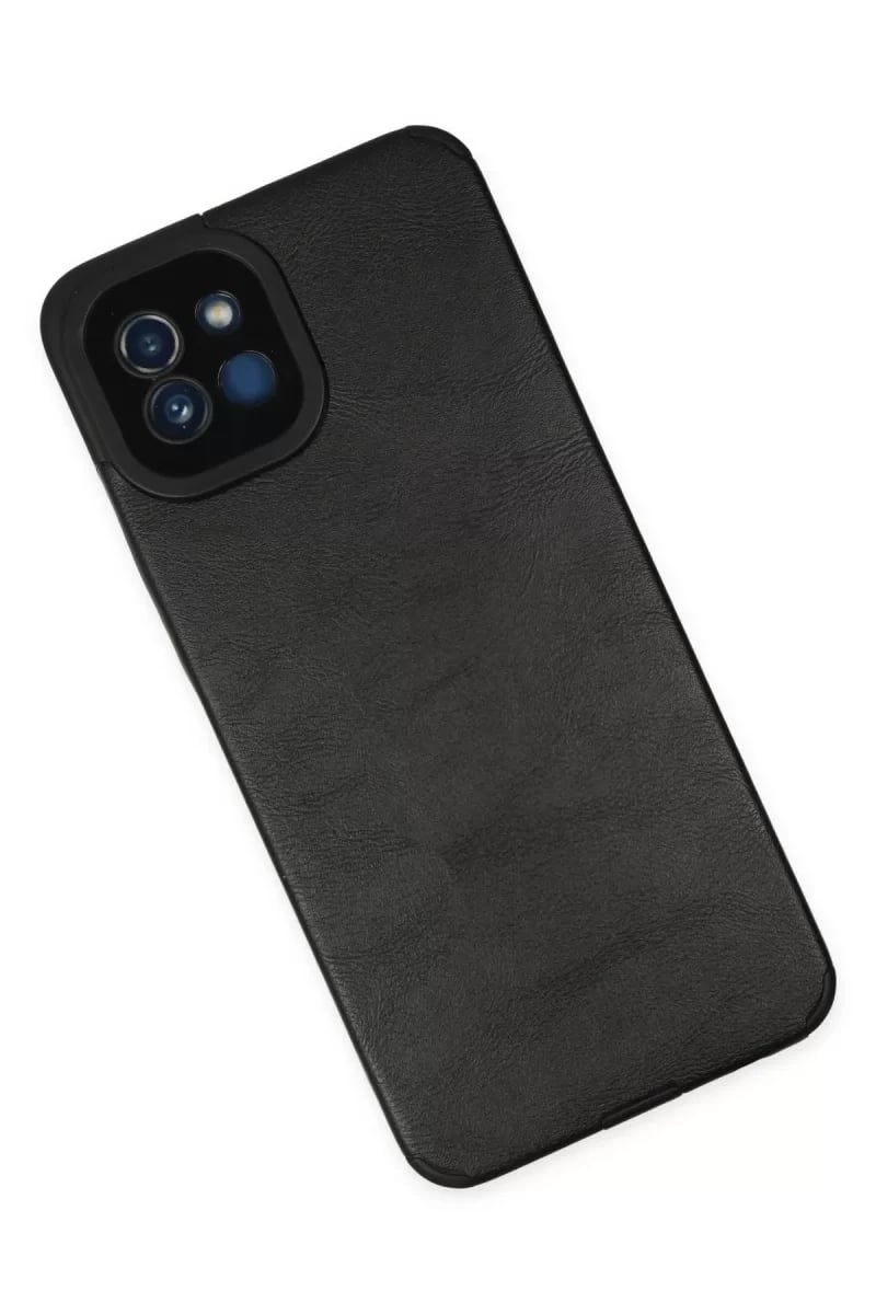 Samsung Galaxy A03 Kılıf Loop Deri Silikon - Siyah