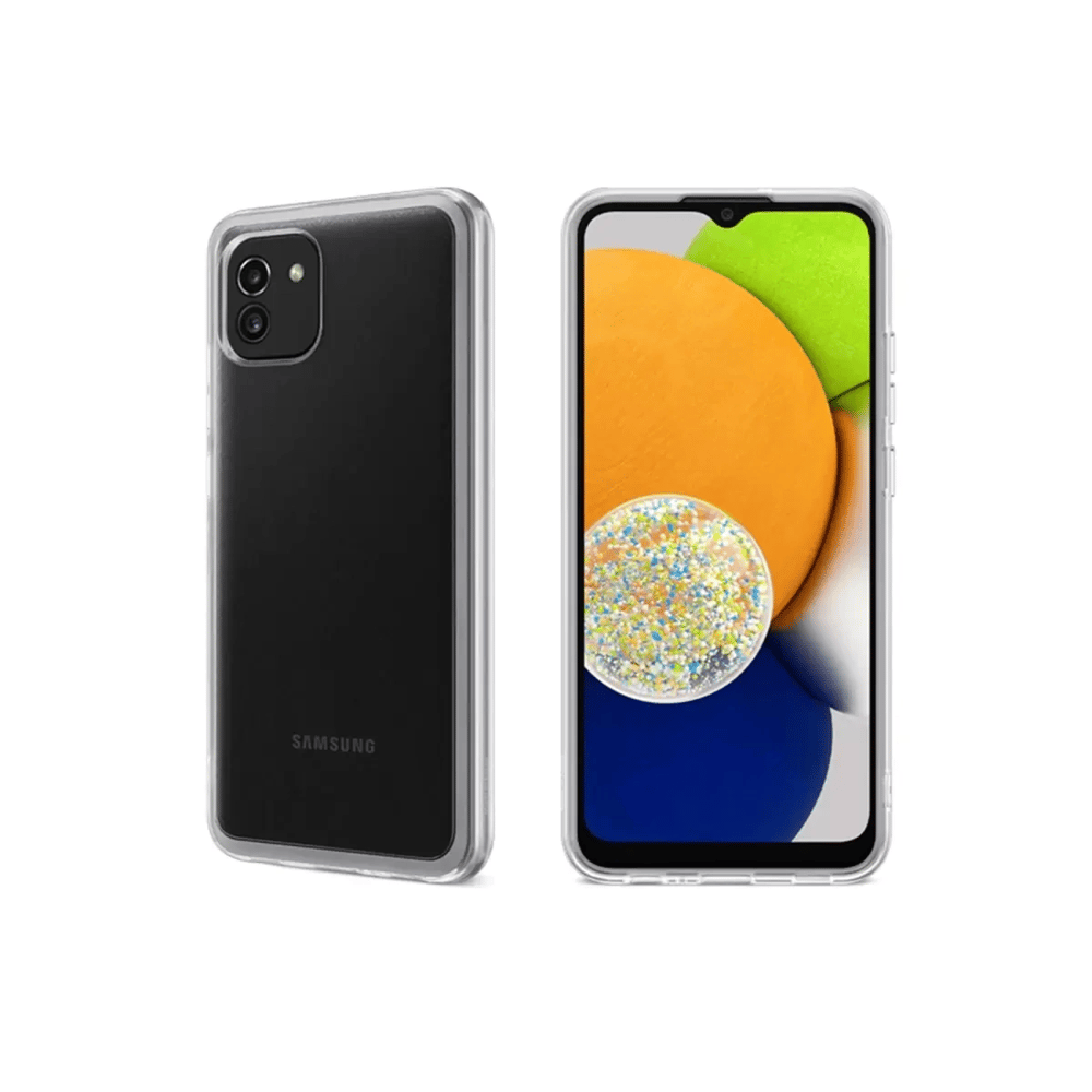 Samsung Galaxy A03 Kılıf Lüx Şeffaf Silikon