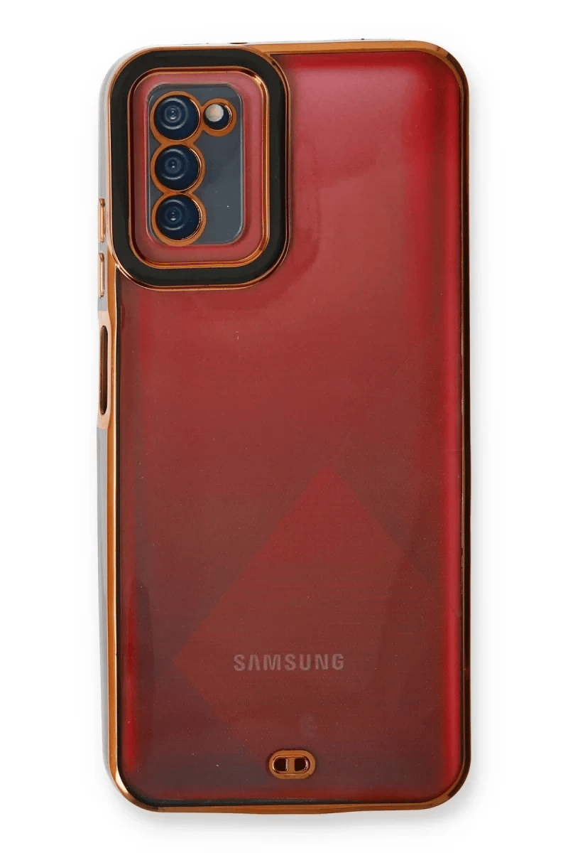 Samsung Galaxy A03S Kılıf Liva Lens Silikon - Siyah