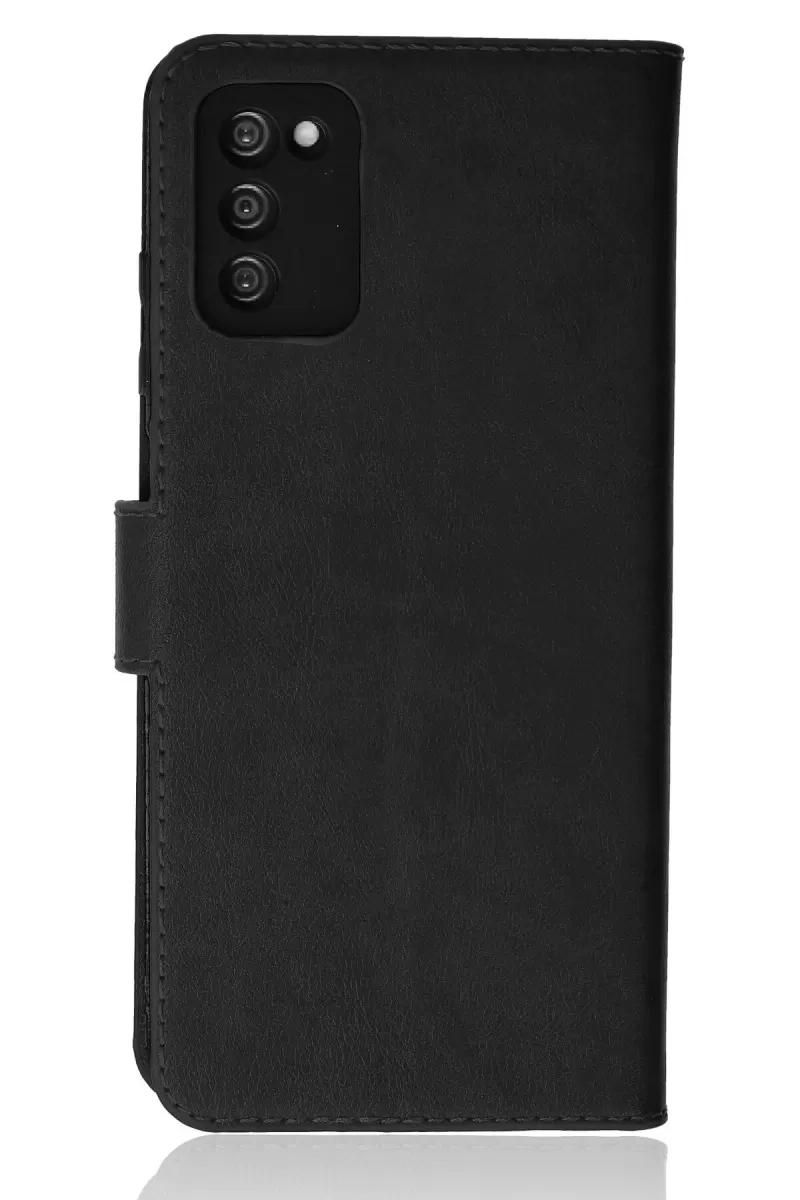 Samsung Galaxy A03S Kılıf Trend S Plus Kapaklı Kılıf - Siyah
