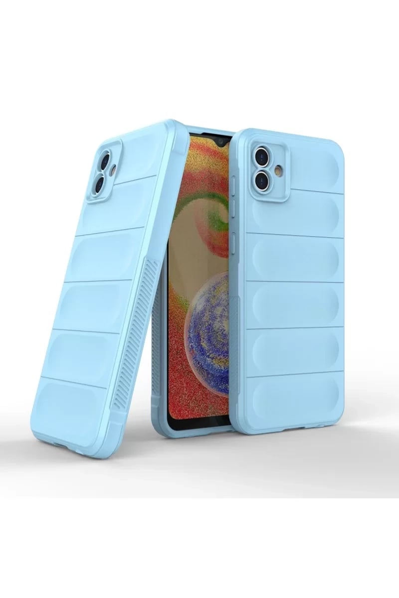 Samsung Galaxy A04E Kılıf Optimum Silikon - Sky Blue
