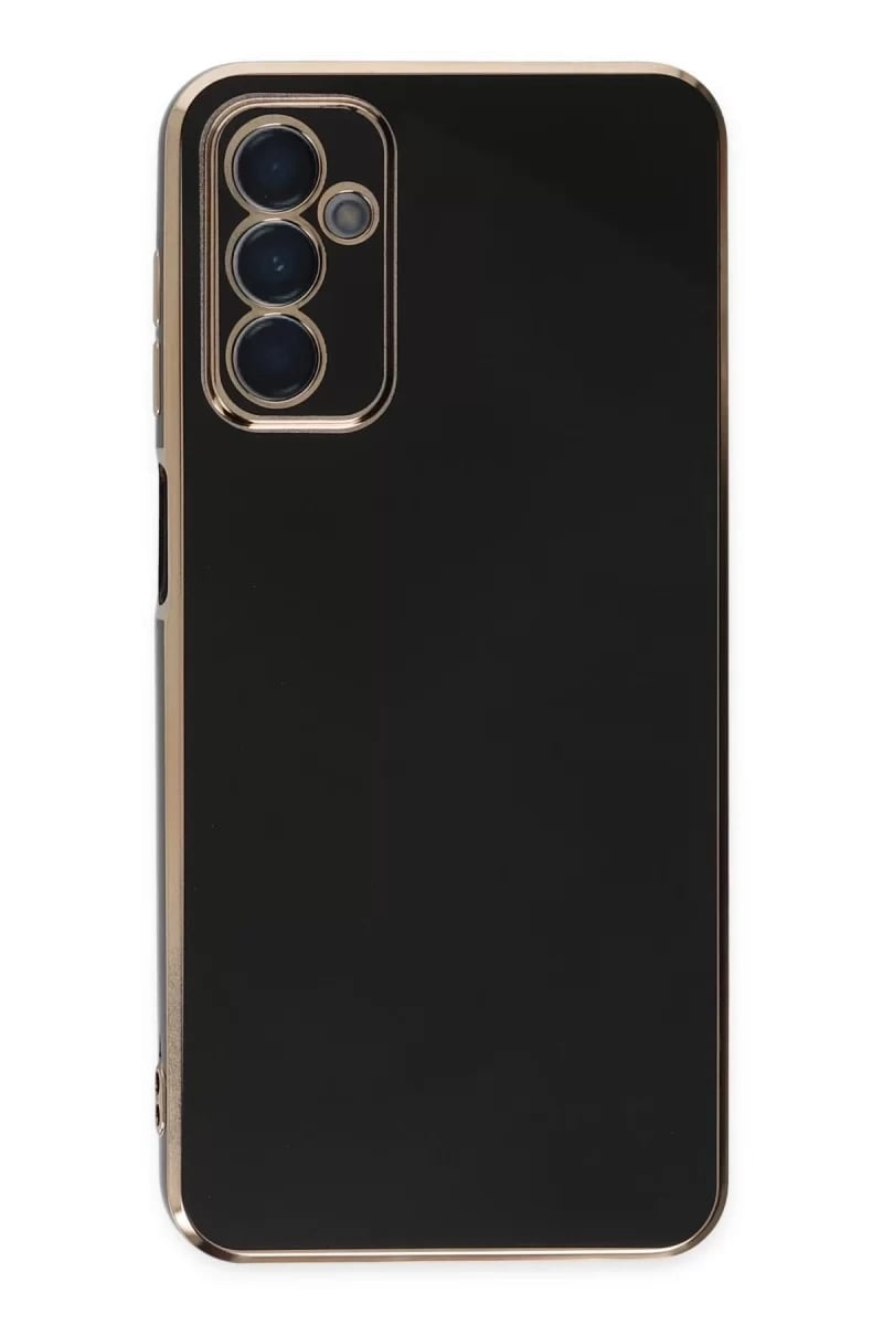 Samsung Galaxy A04S Kılıf Volet Silikon - Siyah