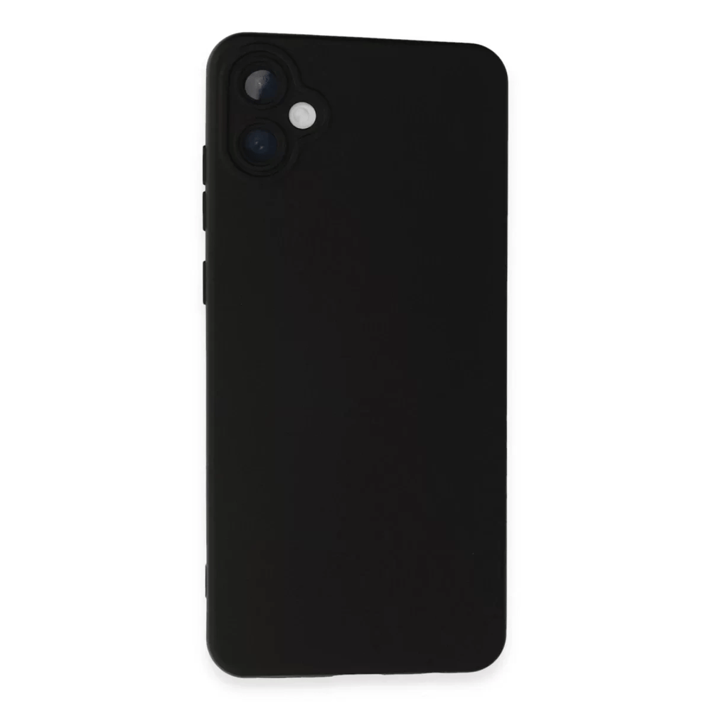 Samsung Galaxy A05 Kılıf Nano içi Kadife Silikon - Siyah