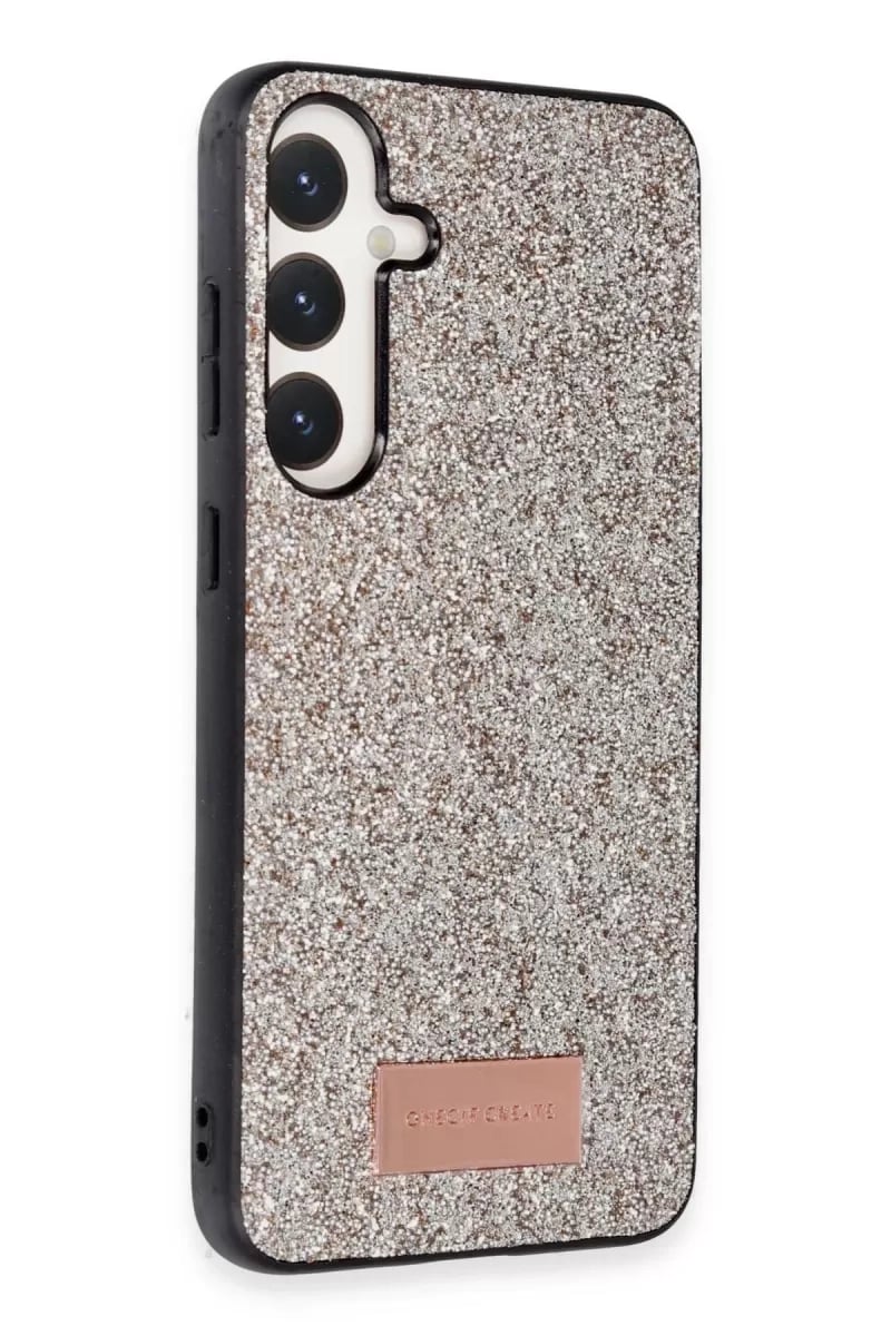 Samsung Galaxy A05S Bright Simli Kapak - Gold