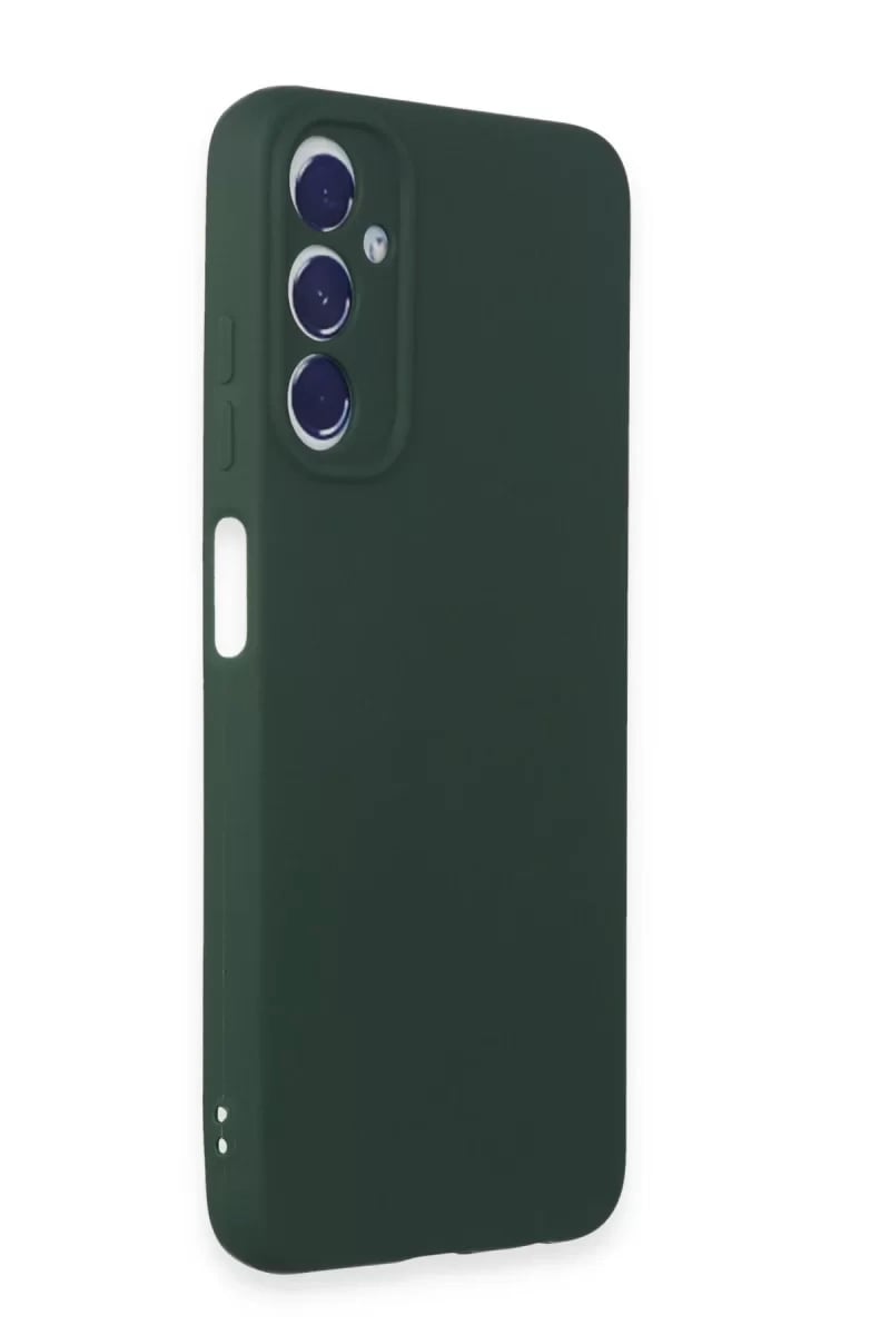 Samsung Galaxy A05S Kılıf First Silikon - Koyu Yeşil