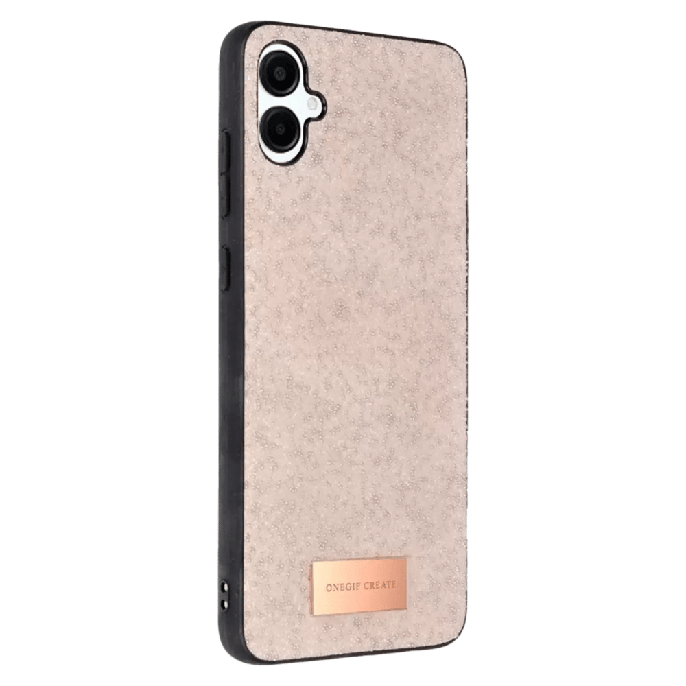 Samsung Galaxy A06 Bright Simli Kapak - Pembe