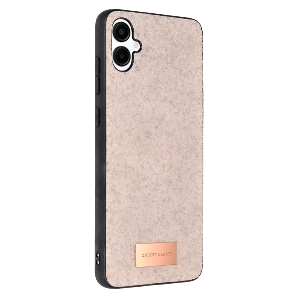 Samsung Galaxy A06 Bright Simli Kapak - Pembe