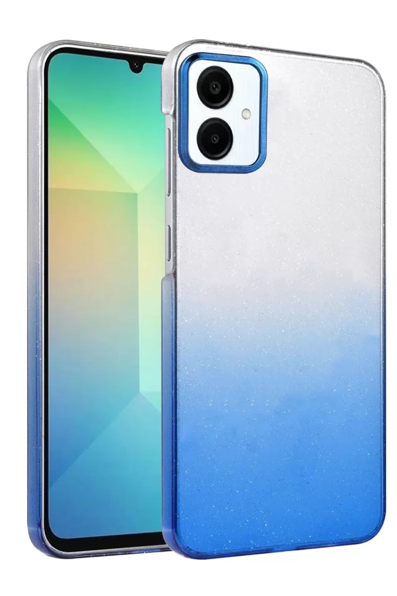 Samsung Galaxy A06 Glossy Kapak - Mavi