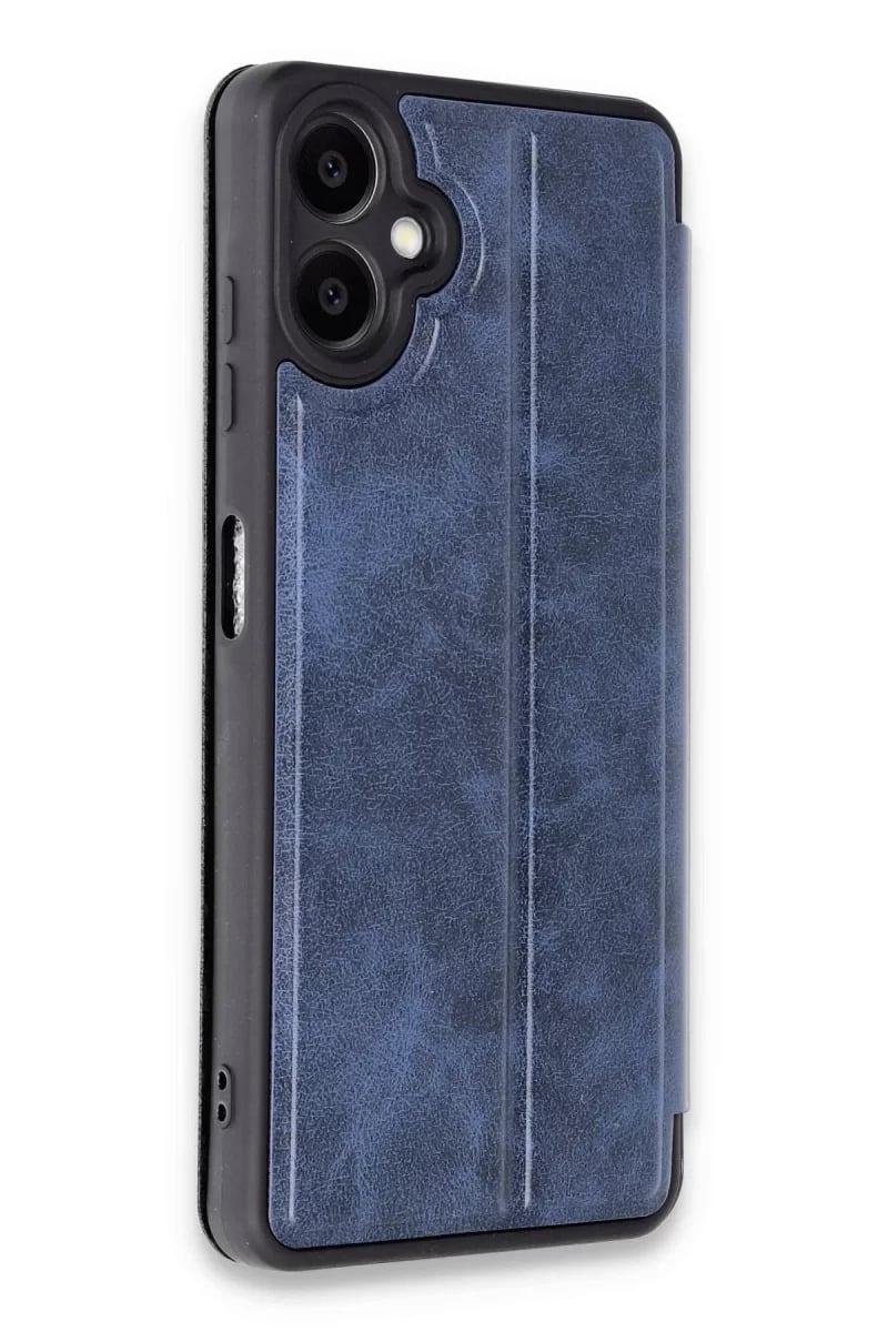 Samsung Galaxy A06 Kılıf Flip Cover - Lacivert