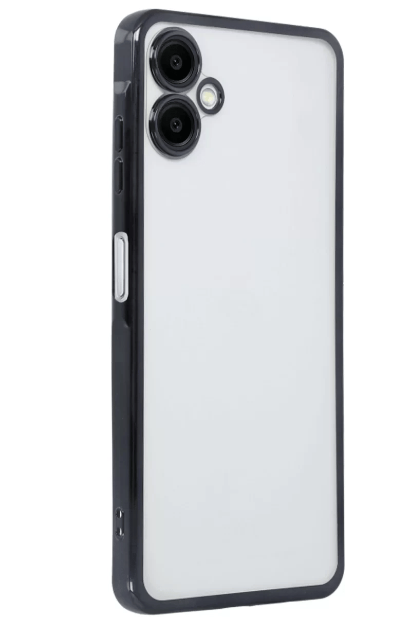 Samsung Galaxy A06 Kılıf Lensli Silikon - Siyah