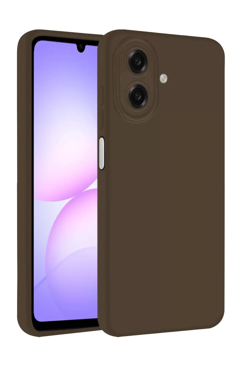 Samsung Galaxy A07 4G First Silikon - Kahverengi