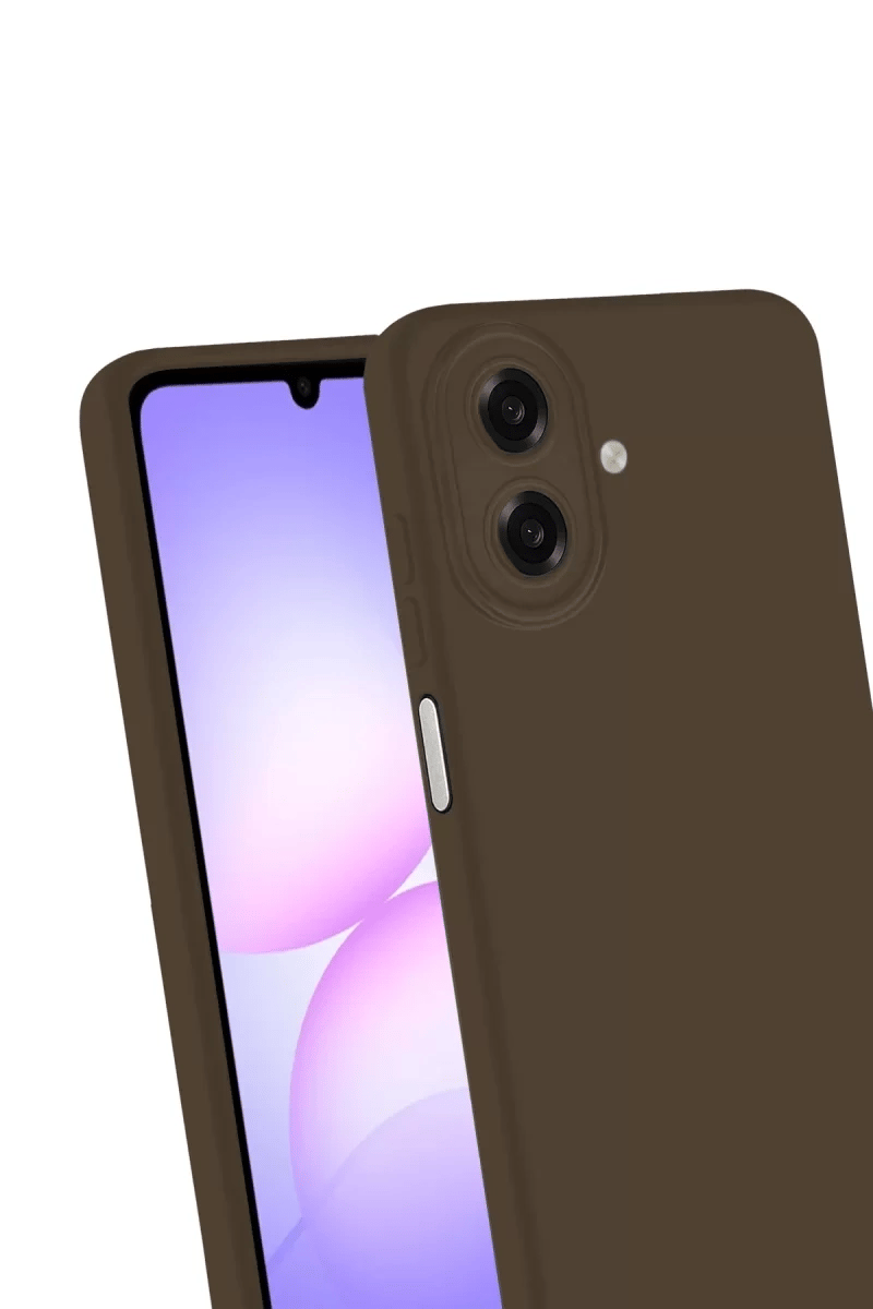 Samsung Galaxy A07 4G First Silikon - Kahverengi