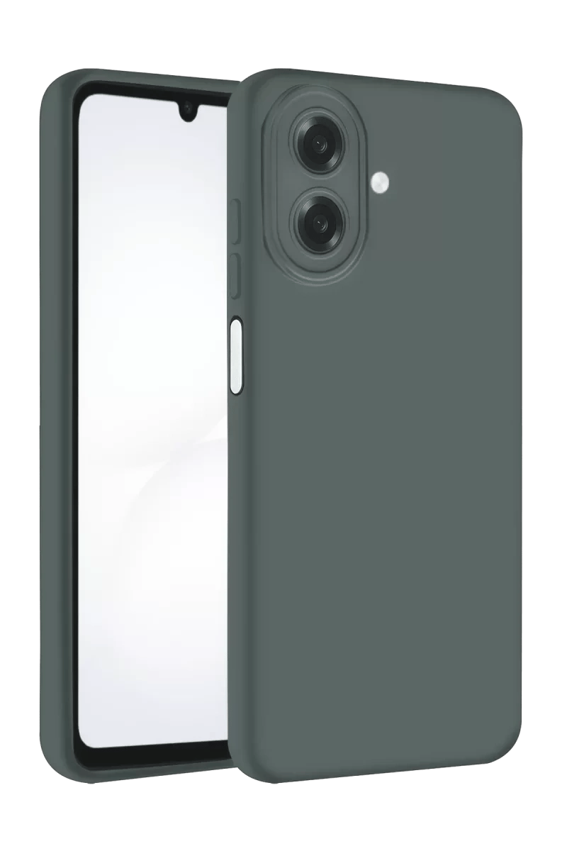 Samsung Galaxy A07 4G Nano içi Kadife Silikon - Gri