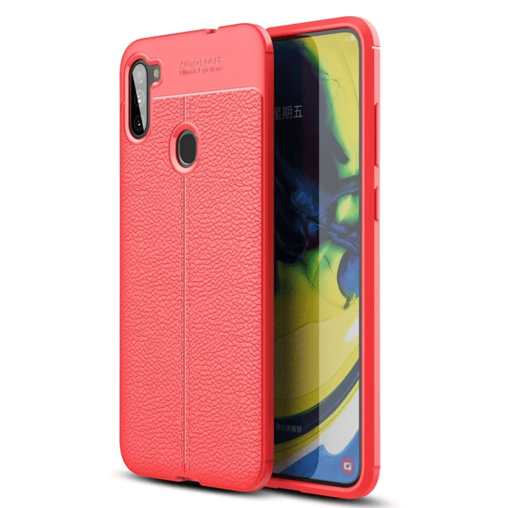 Samsung Galaxy A11 Kılıf Auto Focus Kapak - Kırmızı