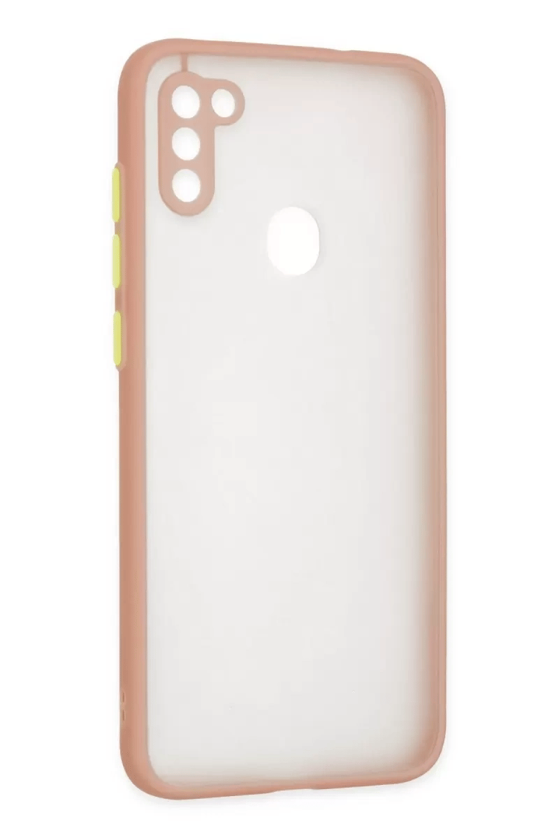 Samsung Galaxy A11 Kılıf Montreal Silikon Kapak - Pembe