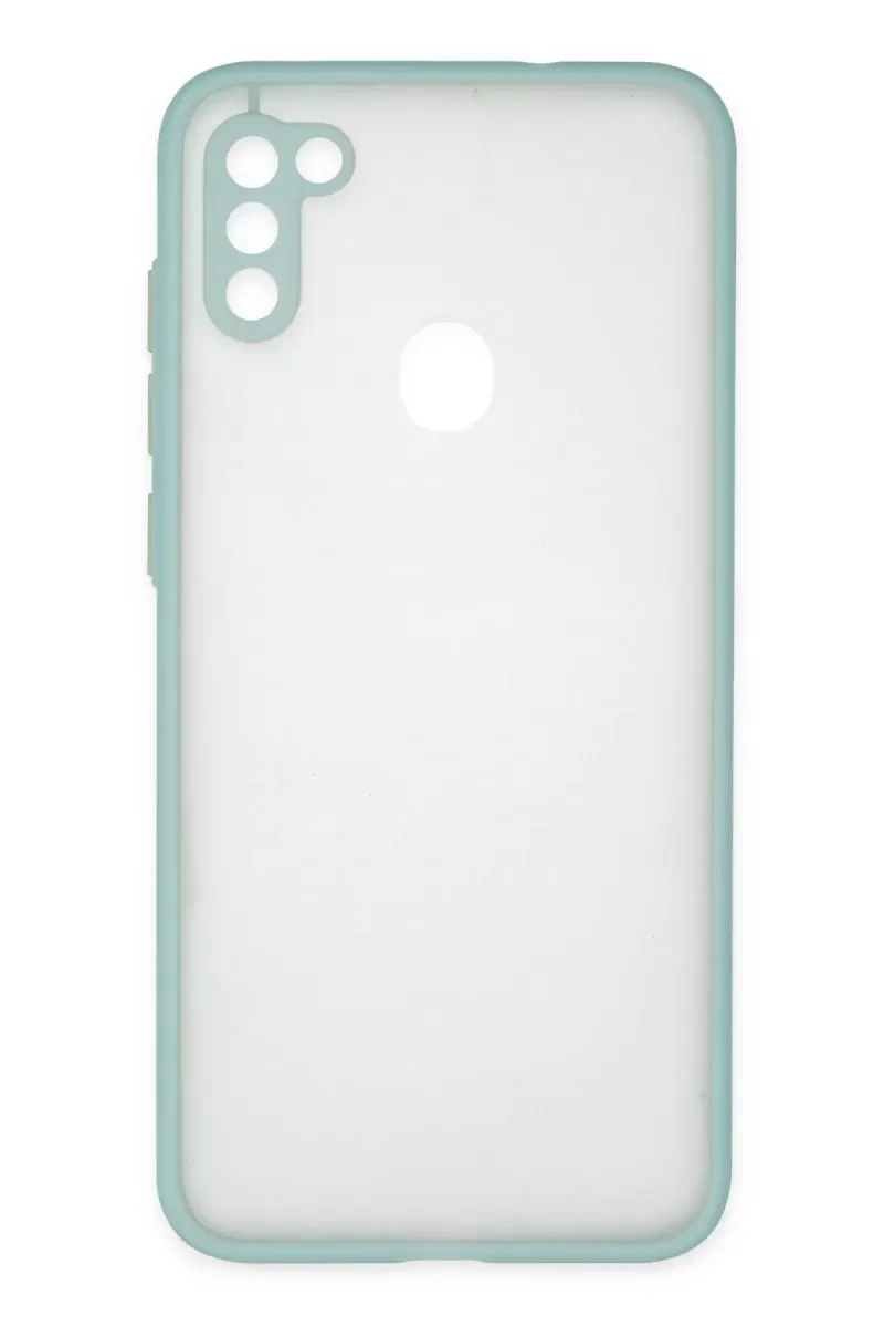 Samsung Galaxy A11 Kılıf Montreal Silikon Kapak - Turkuaz