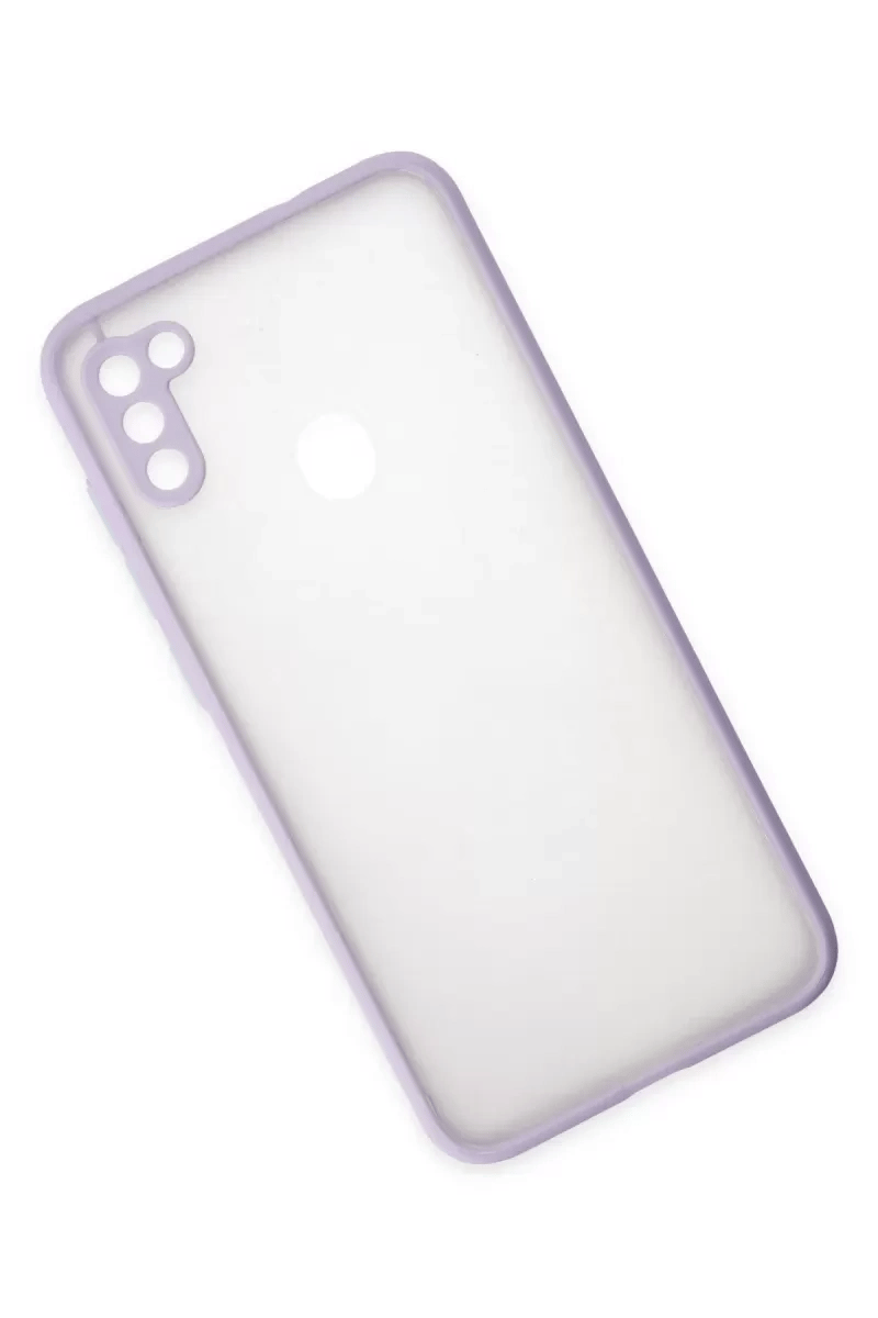 Samsung Galaxy A11 Kılıf Montreal Silikon Kapak - Mor