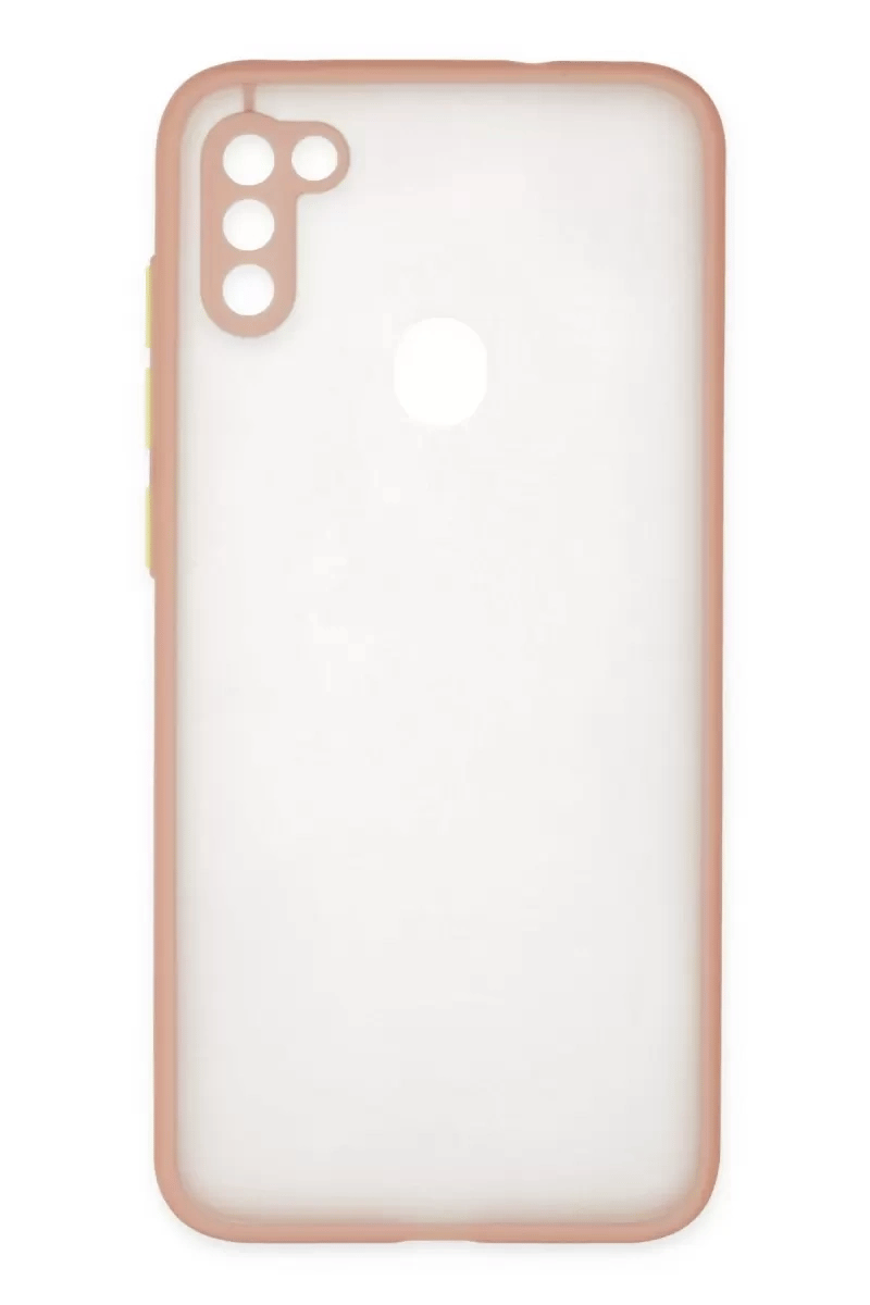 Samsung Galaxy A11 Kılıf Montreal Silikon Kapak - Pembe