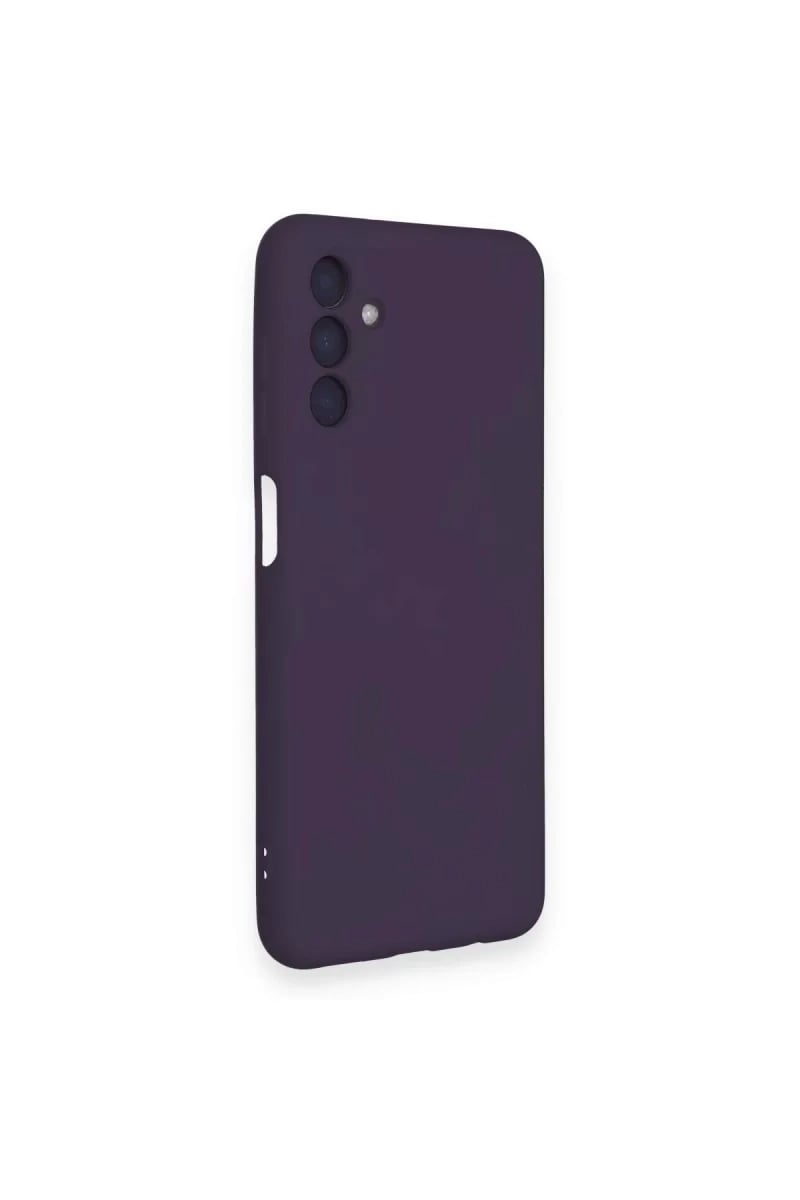 Samsung Galaxy A14 4G Kılıf Nano içi Kadife Silikon - Mor
