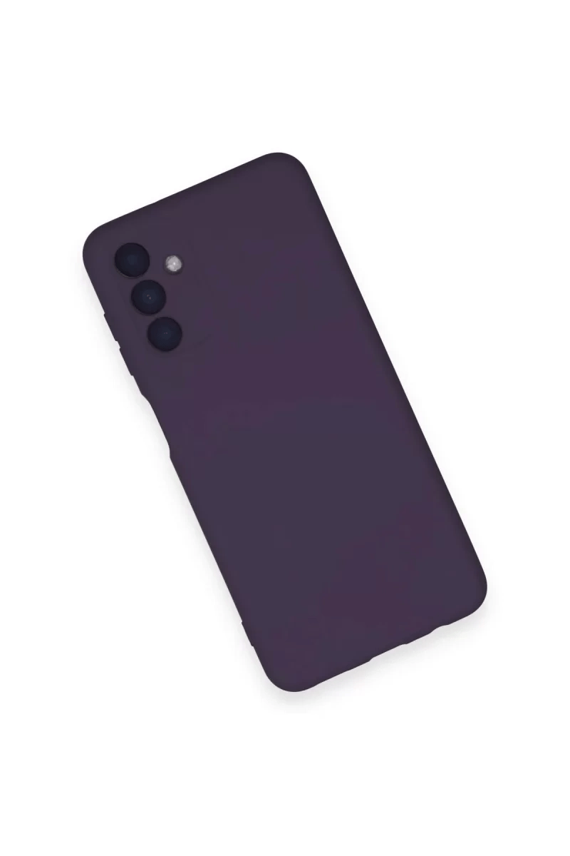 Samsung Galaxy A14 4G Kılıf Nano içi Kadife Silikon - Mor