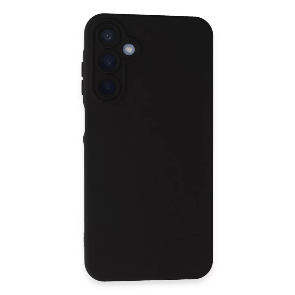 Samsung Galaxy A15 4G Kılıf Nano içi Kadife Silikon - Siyah
