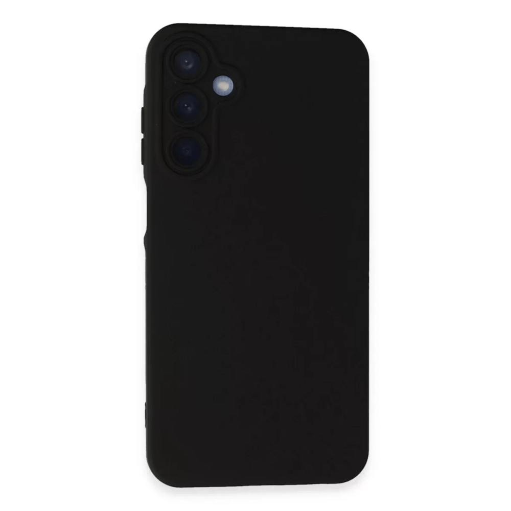 Samsung Galaxy A15 4G Kılıf Nano içi Kadife Silikon - Siyah