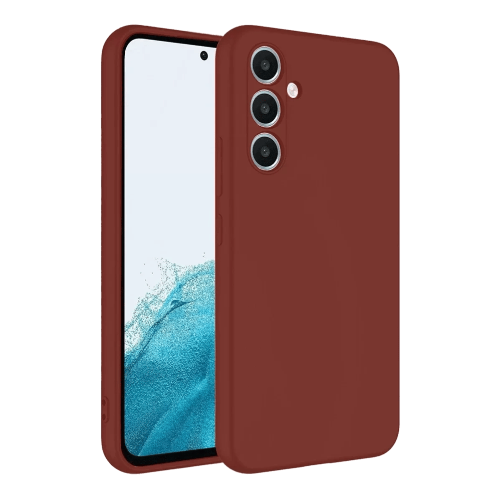 Samsung Galaxy A16 5G Kılıf First Silikon - Bordo