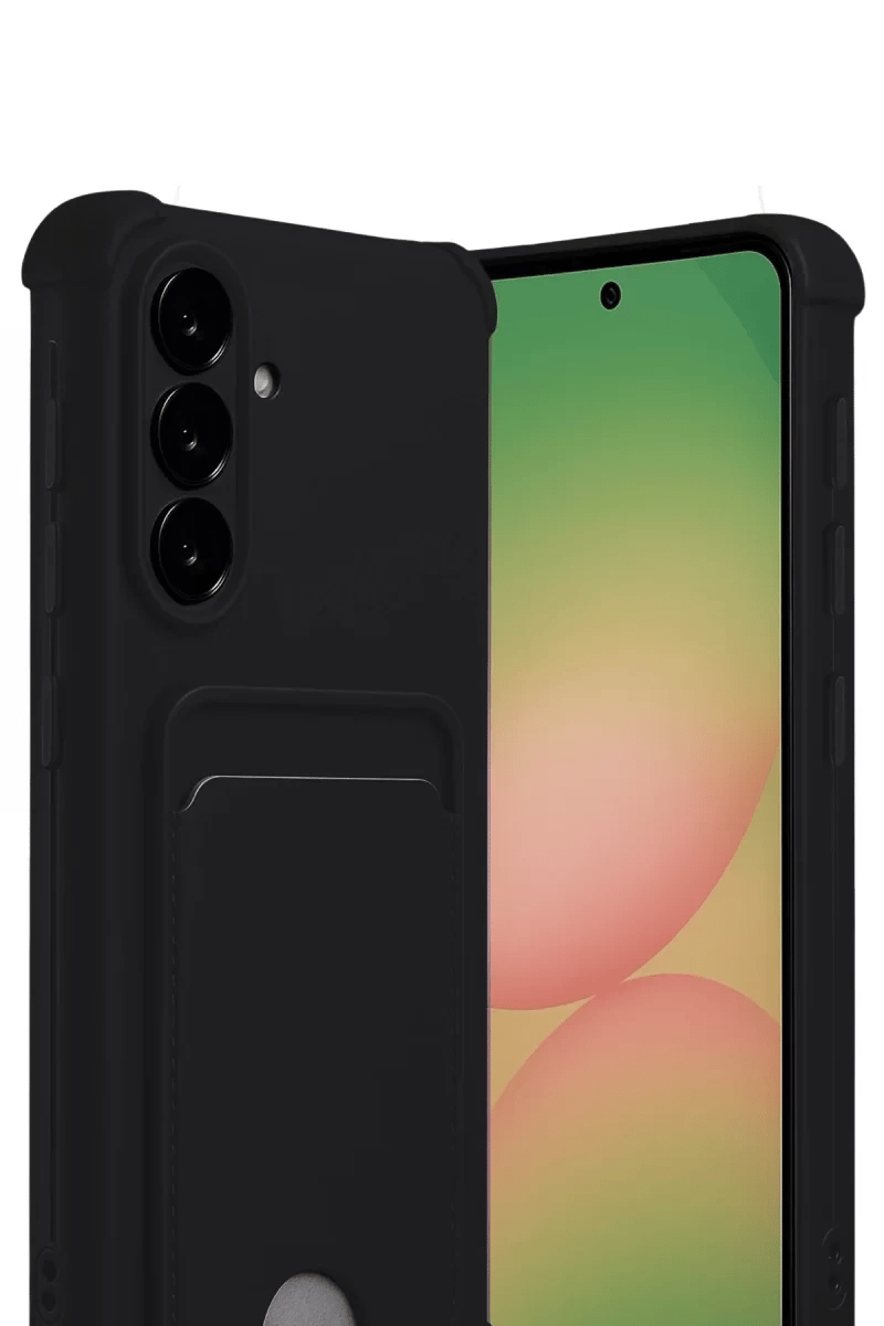Samsung Galaxy A17 5G Kelvin Kartvizitli Silikon - Siyah