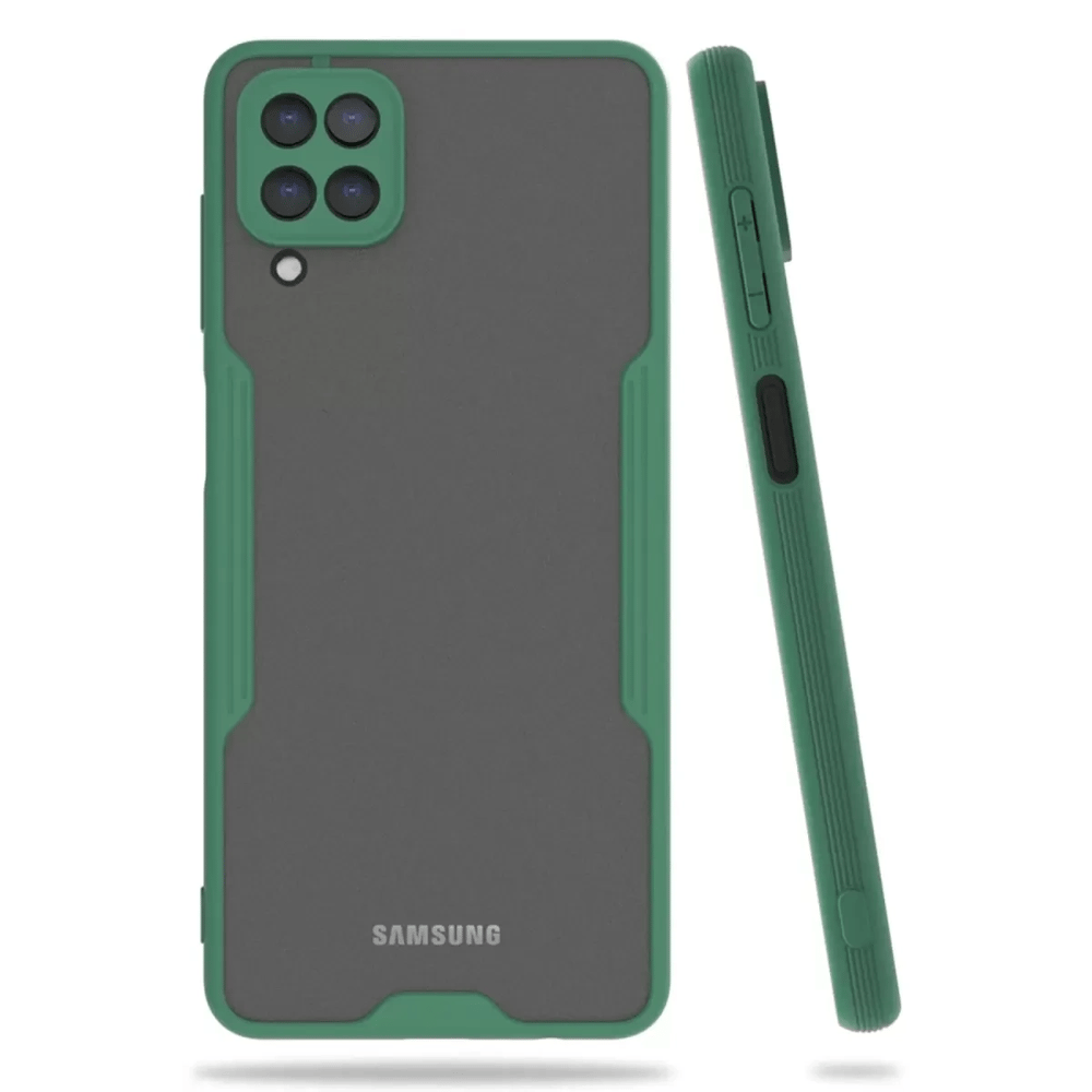 Samsung Galaxy A22 Kılıf Platin Silikon - Yeşil