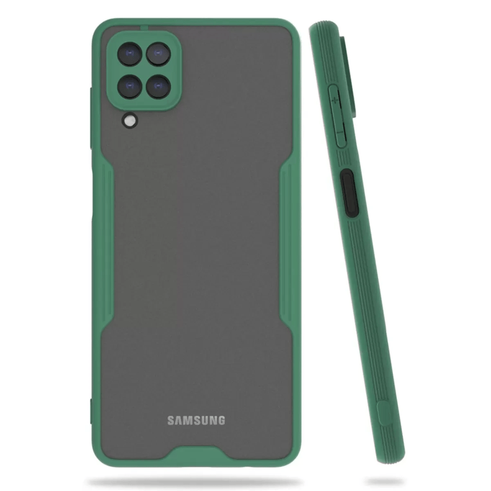 Samsung Galaxy A22 Kılıf Platin Silikon - Yeşil