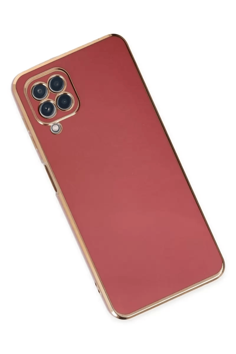 Samsung Galaxy A22 Kılıf Volet Silikon - Kırmızı