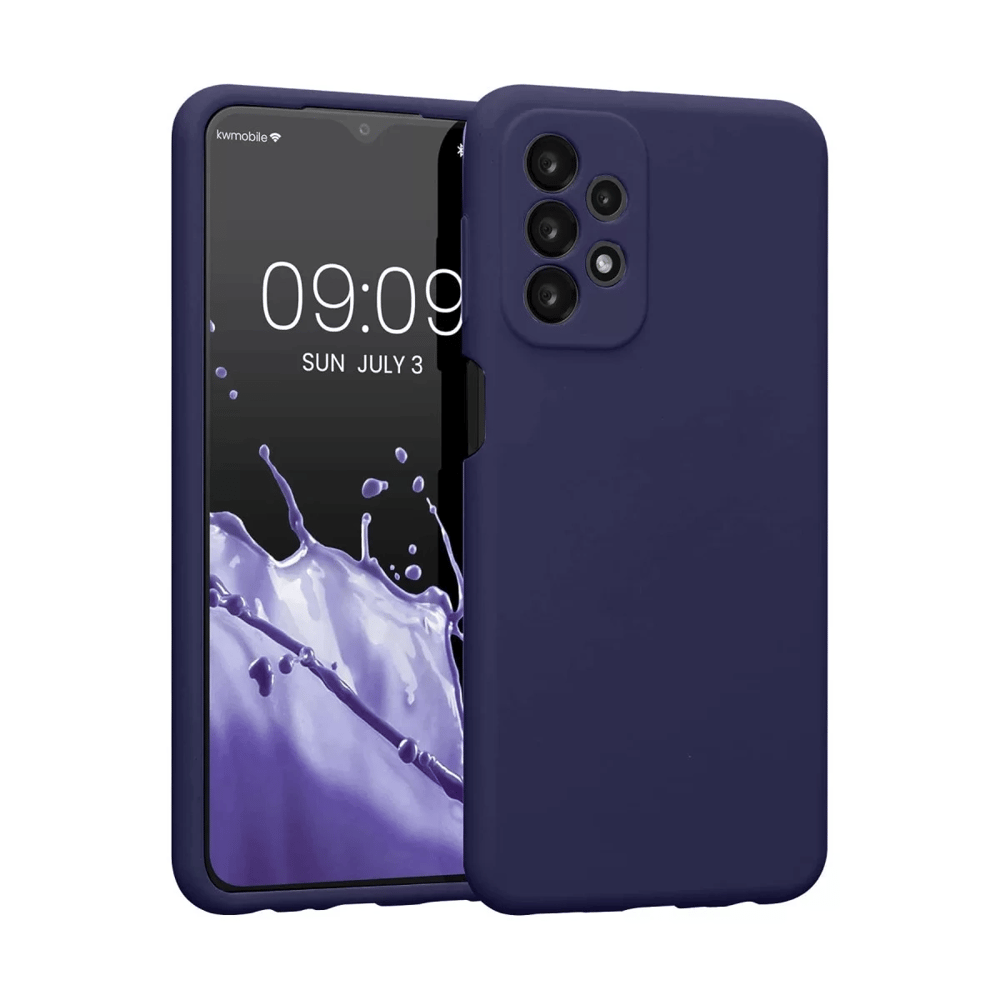 Samsung Galaxy A23 4G Kılıf First Silikon - Lacivert