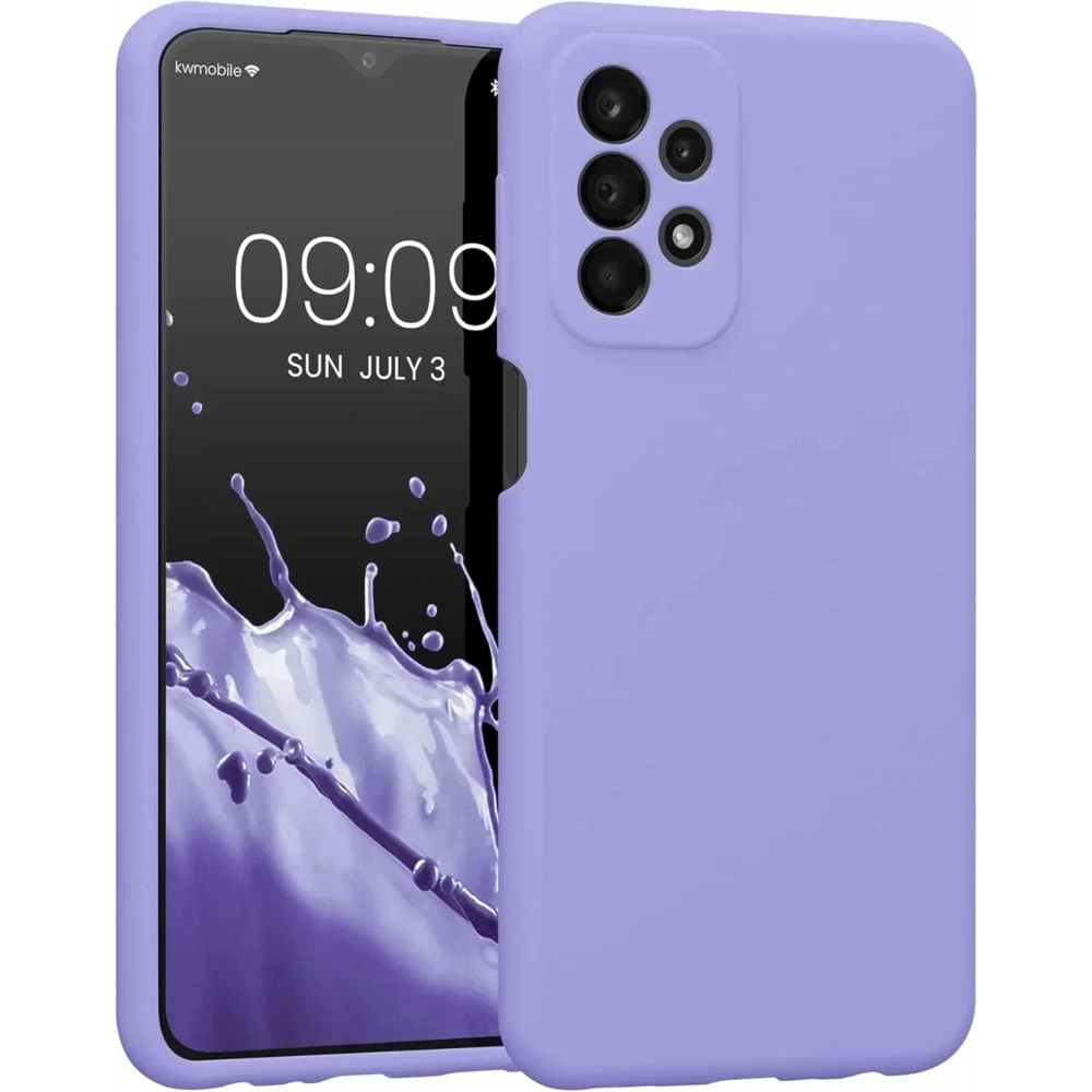 Samsung Galaxy A23 4G Kılıf First Silikon - Lila
