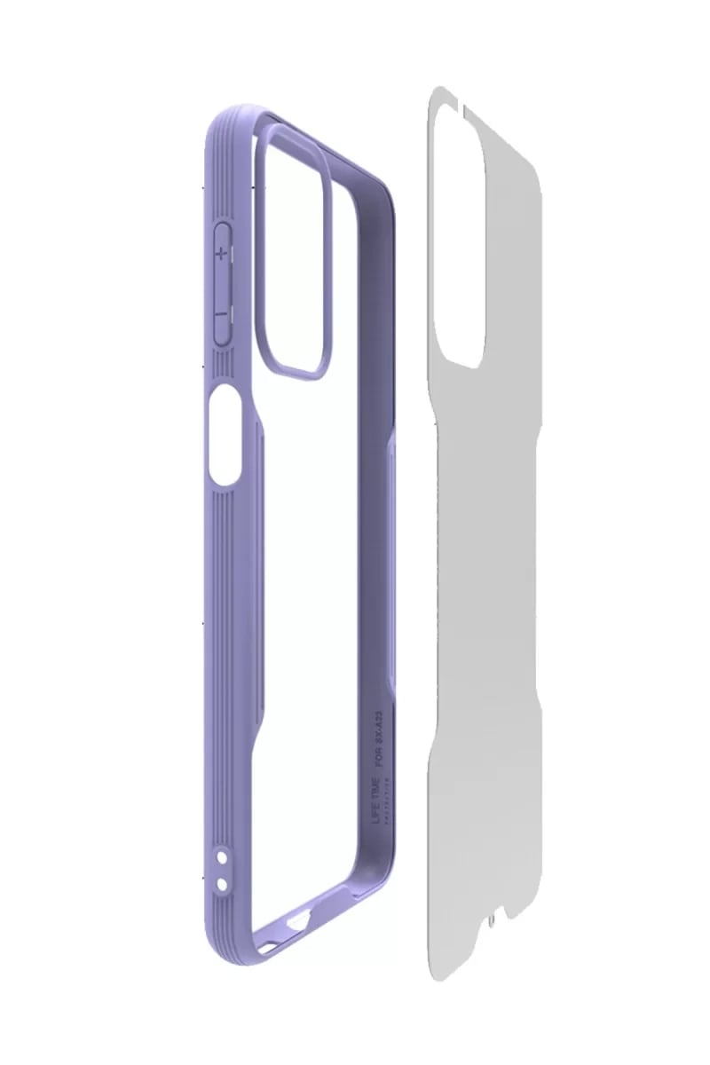 Samsung Galaxy A23 4G Kılıf Platin Silikon - Kırmızı