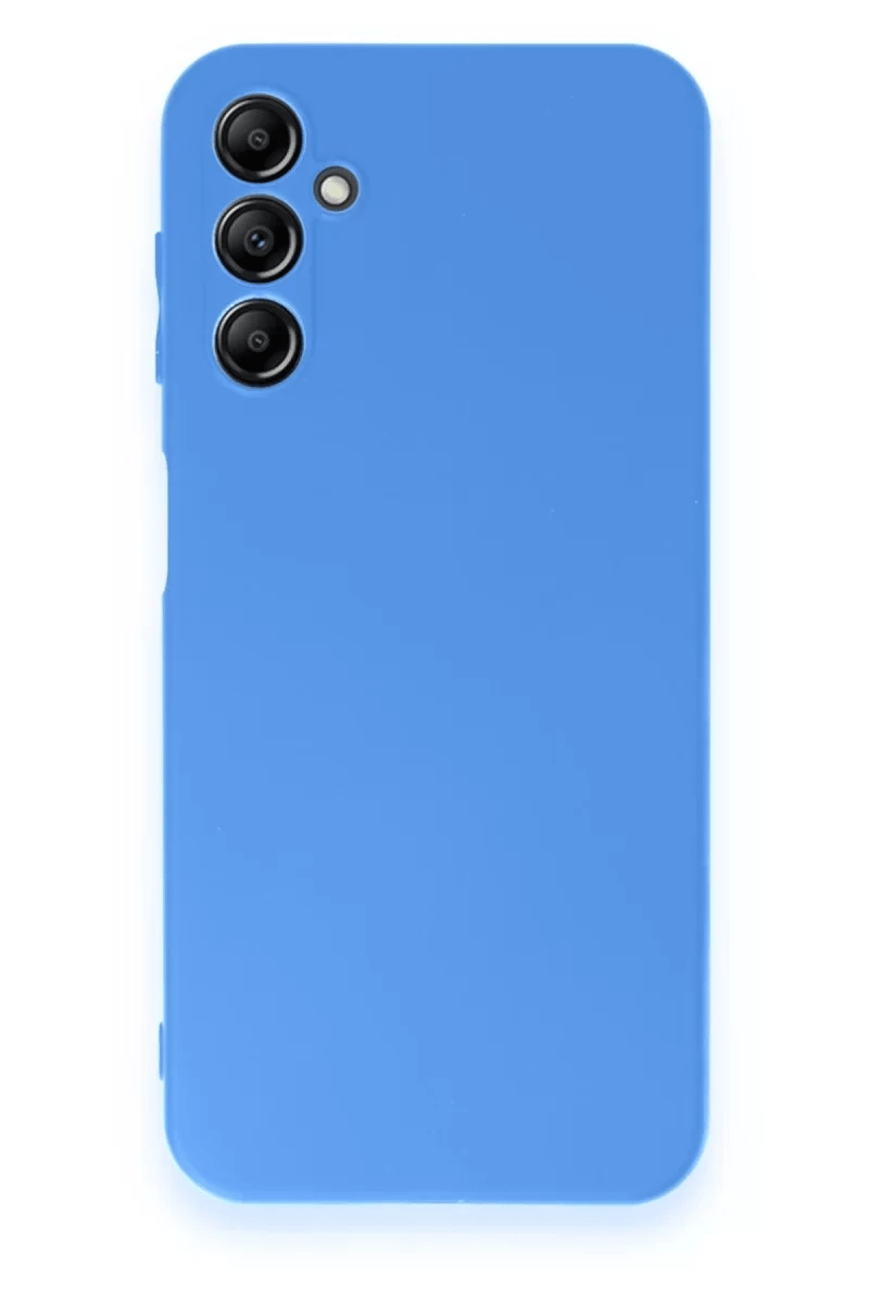 Samsung Galaxy A24 4G Kılıf First Silikon - Mavi