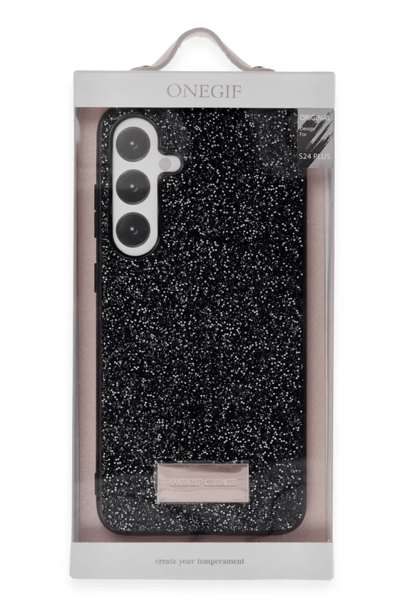 Samsung Galaxy A25 5G Bright Simli Kapak - Siyah