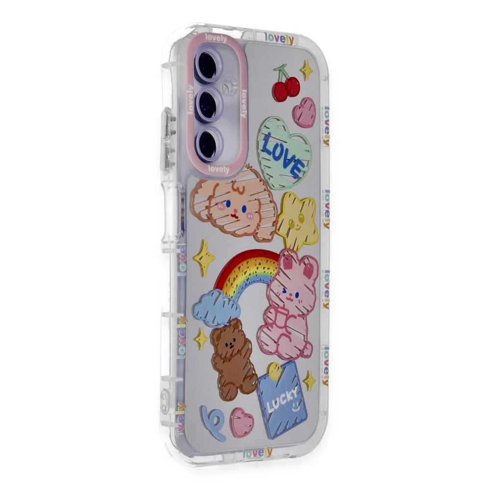 Samsung Galaxy A25 5G Kılıf Reflexion Desenli Kapak - Desen 4