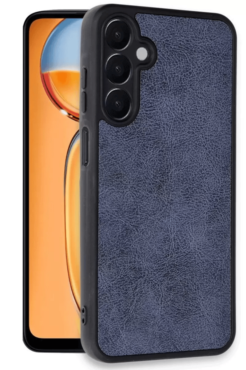 Samsung Galaxy A26 Kılıf Aras Deri Kapak - Lacivert