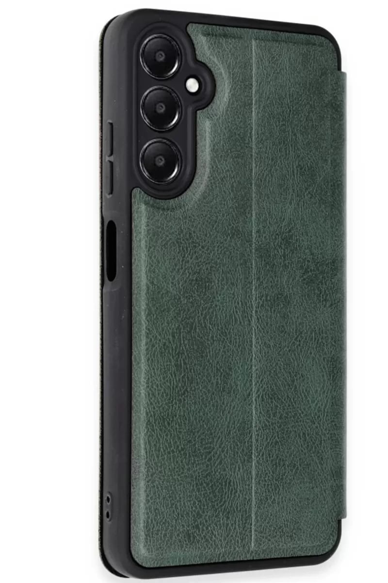 Samsung Galaxy A26 Kılıf Flip Cover - Koyu Yeşil