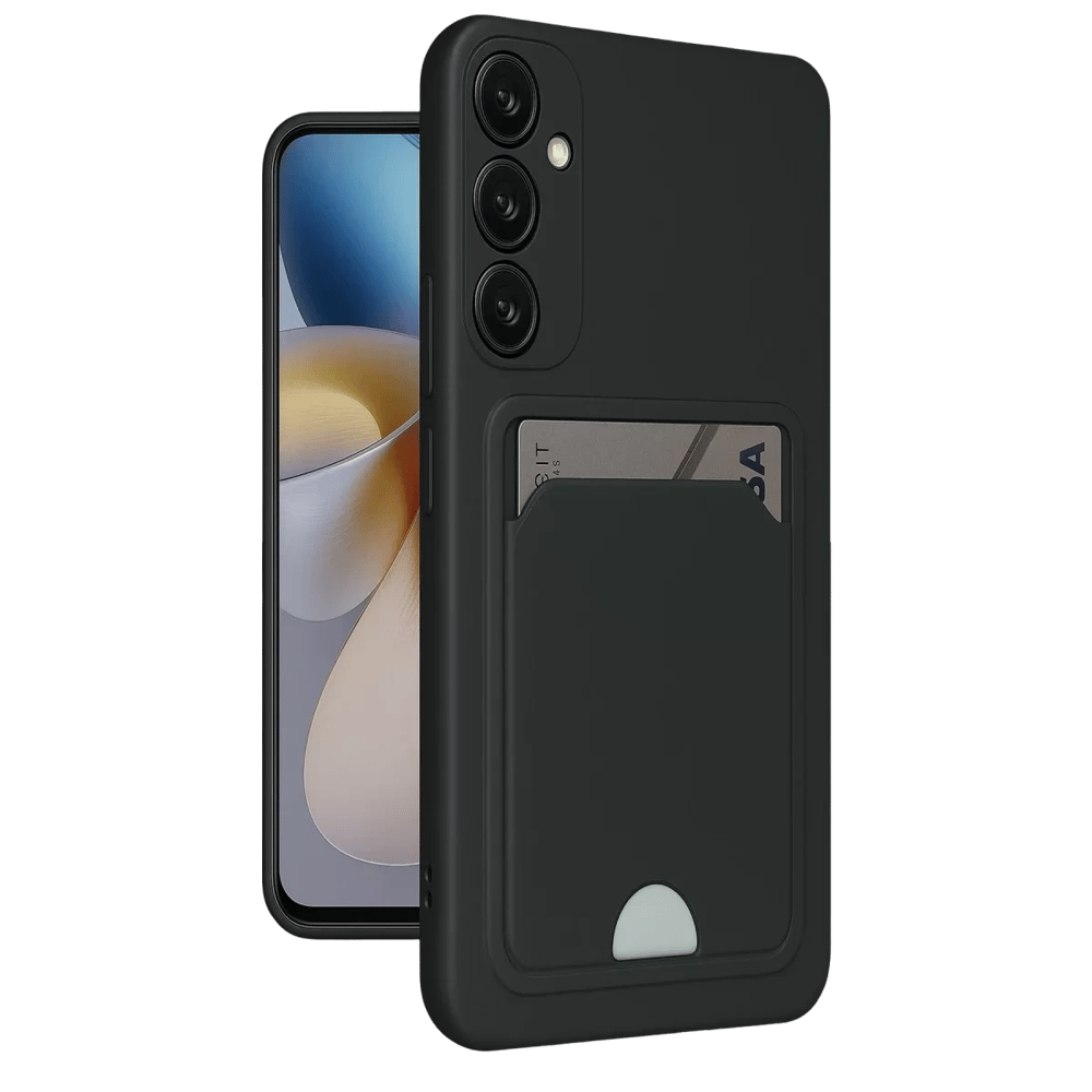 Samsung Galaxy A26 Kılıf Kelvin Kartvizitli Silikon - Siyah