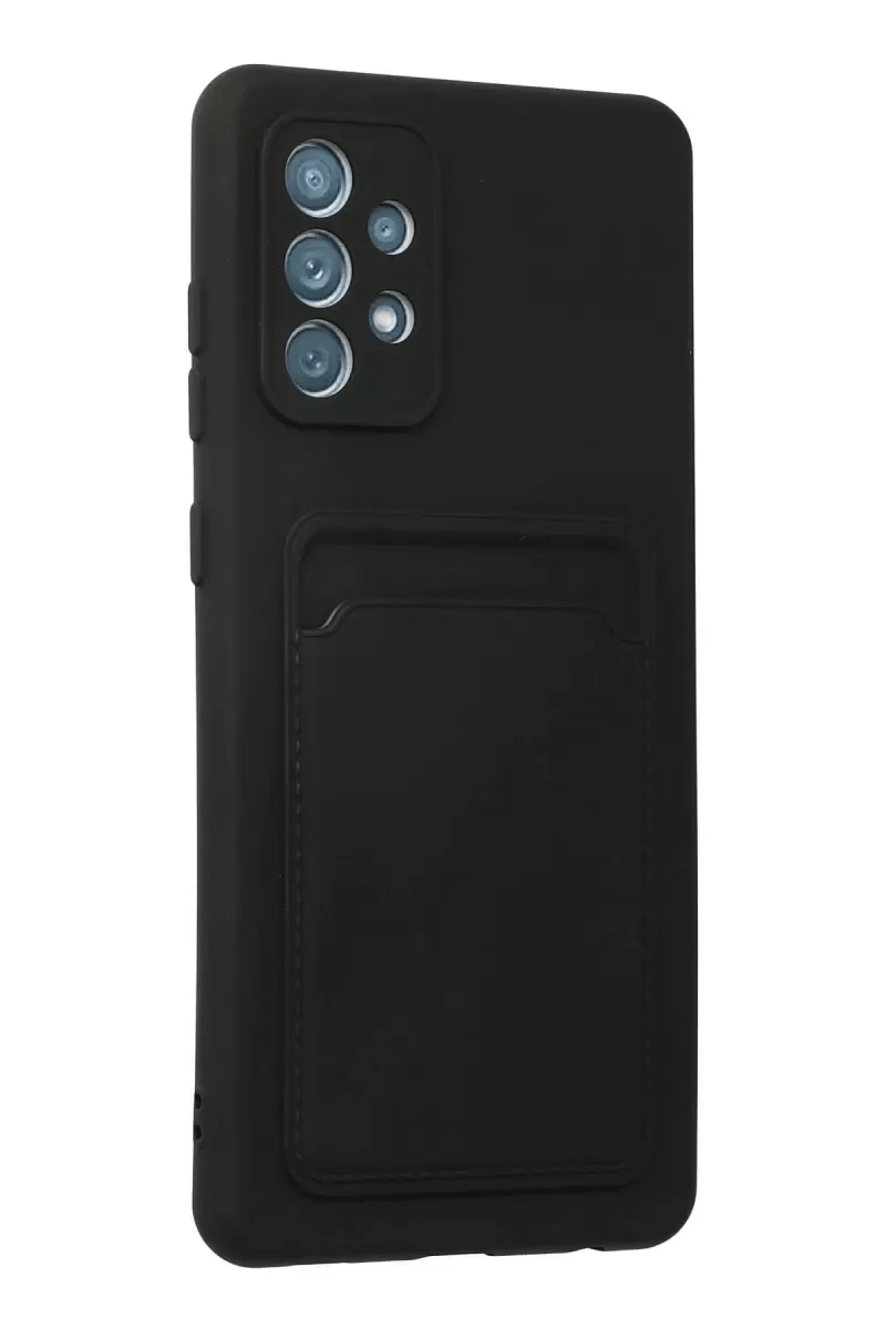 Samsung Galaxy A33 5G Kılıf Kelvin Kartvizitli Silikon - Siyah