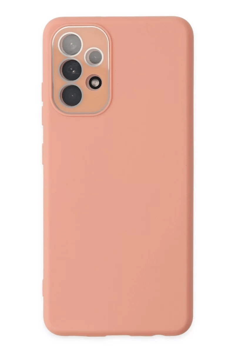 Samsung Galaxy A33 5G Kılıf Lansman Glass Kapak - Pembe