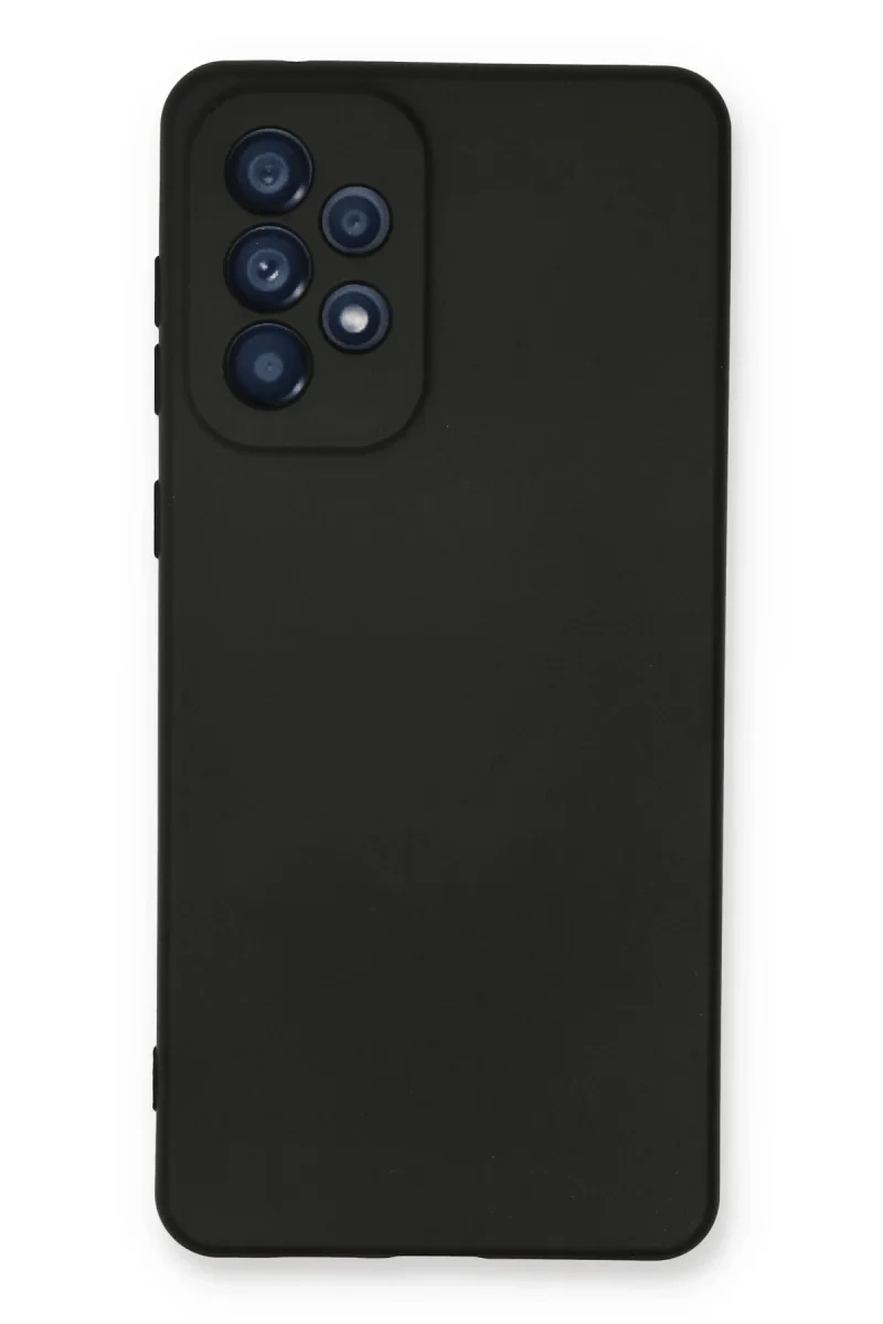 Samsung Galaxy A33 5G Kılıf Nano içi Kadife Silikon - Siyah