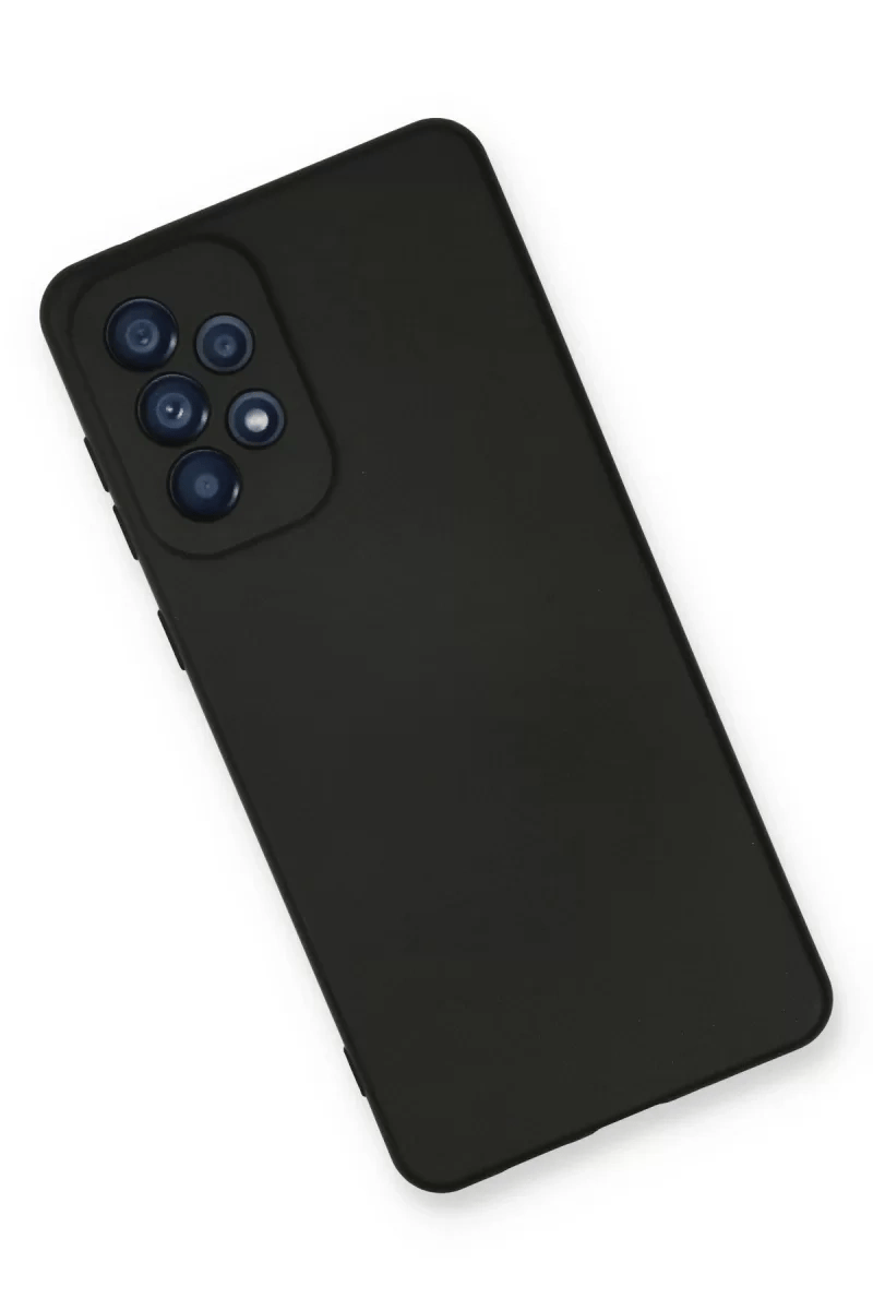 Samsung Galaxy A33 5G Kılıf Nano içi Kadife Silikon - Siyah