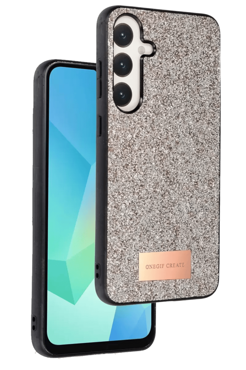 Samsung Galaxy A36 Bright Simli Kapak - Gold