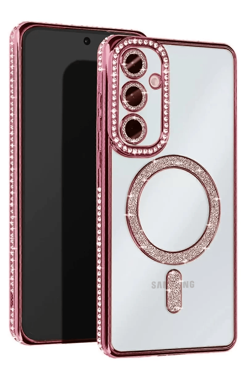 Samsung Galaxy A36 Joke Simli Magneticsafe Kılıf - Pembe