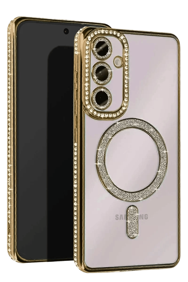 Samsung Galaxy A36 Joke Simli Magneticsafe Kılıf - Gold